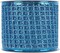Blue Mesh Netting Ribbon - 2.5 Inch Sparkling Glamour Netted Turquoise Wired Mesh Ribbon